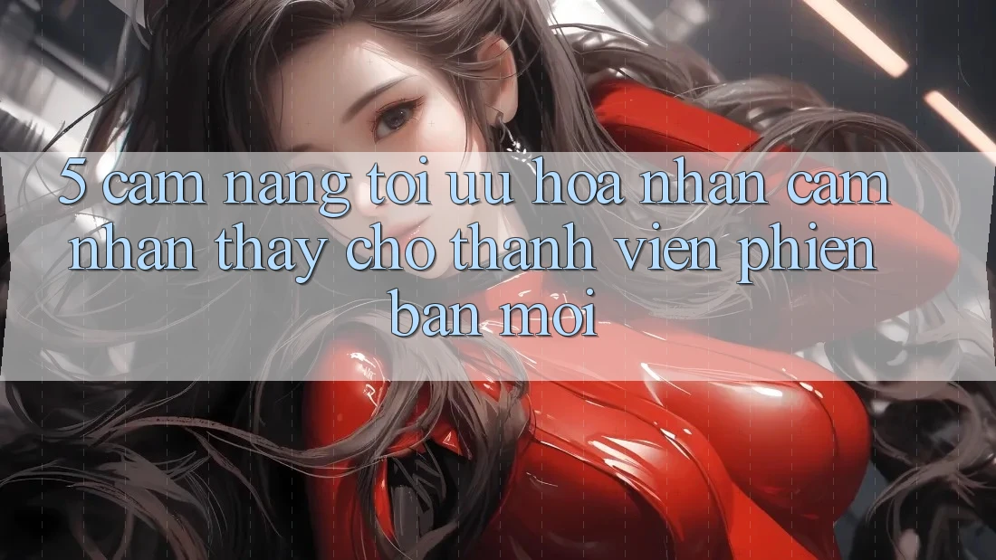 5. Cẩm nang Tối Ưu Hóa Nhận cảm nhận thấy Cho Thành Viên Phiên bản mới 5. Cẩm nang Tối Ưu Hóa Nhận cảm nhận thấy Cho Thành Viên Phiên bản mới