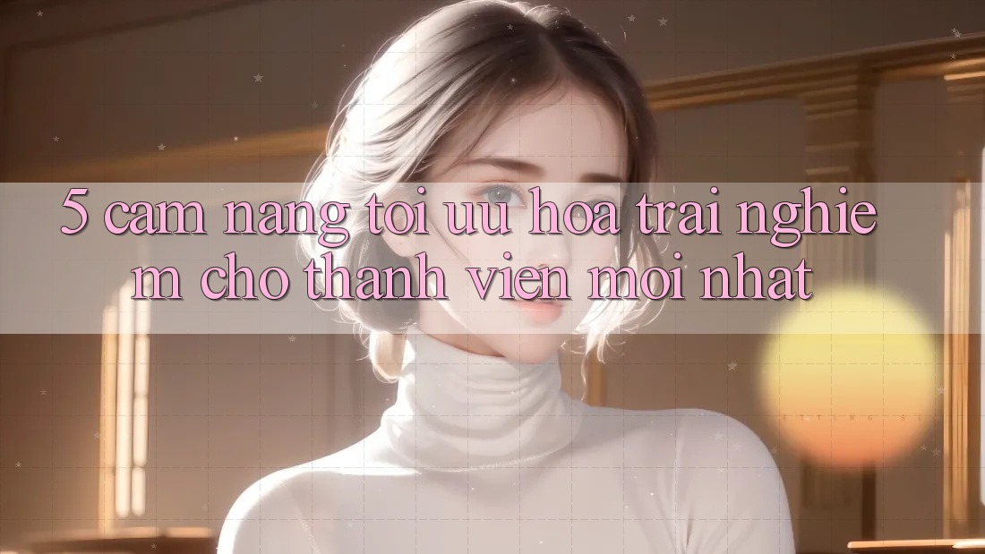 5. Cẩm nang Tối Ưu Hóa Trải nghiệm Cho Thành Viên Mới nhất 5. Cẩm nang Tối Ưu Hóa Trải nghiệm Cho Thành Viên Mới nhất