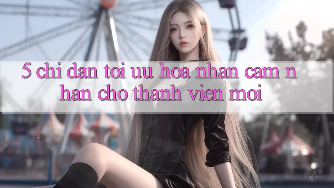 5. Chỉ dẫn Tối Ưu Hóa Nhận cảm nhận Cho Thành viên Mới