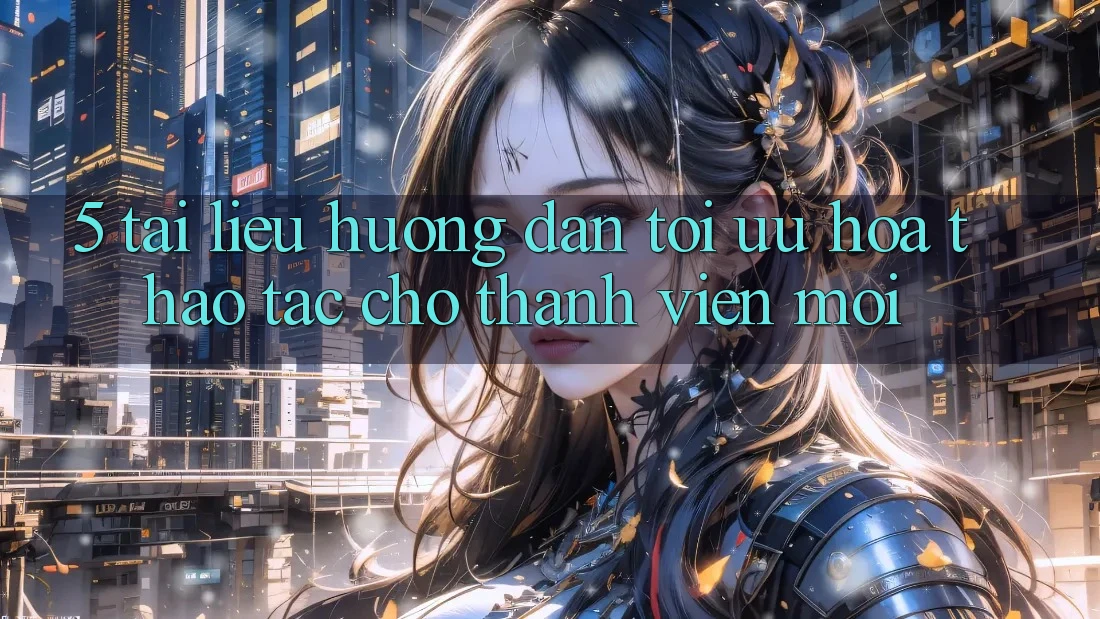 5. Tài liệu hướng dẫn Tối Ưu Hóa Thao tác Cho Thành Viên Mới 5. Tài liệu hướng dẫn Tối Ưu Hóa Thao tác Cho Thành Viên Mới