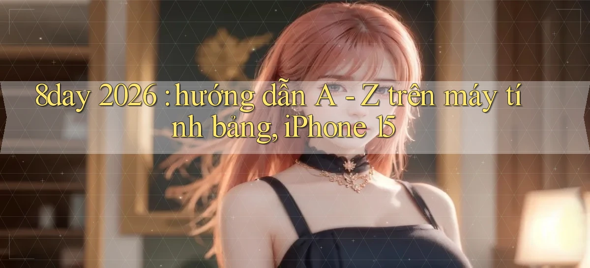 8day 2026 hướng dẫn A   Z trên máy tính bảng, iPhone 15