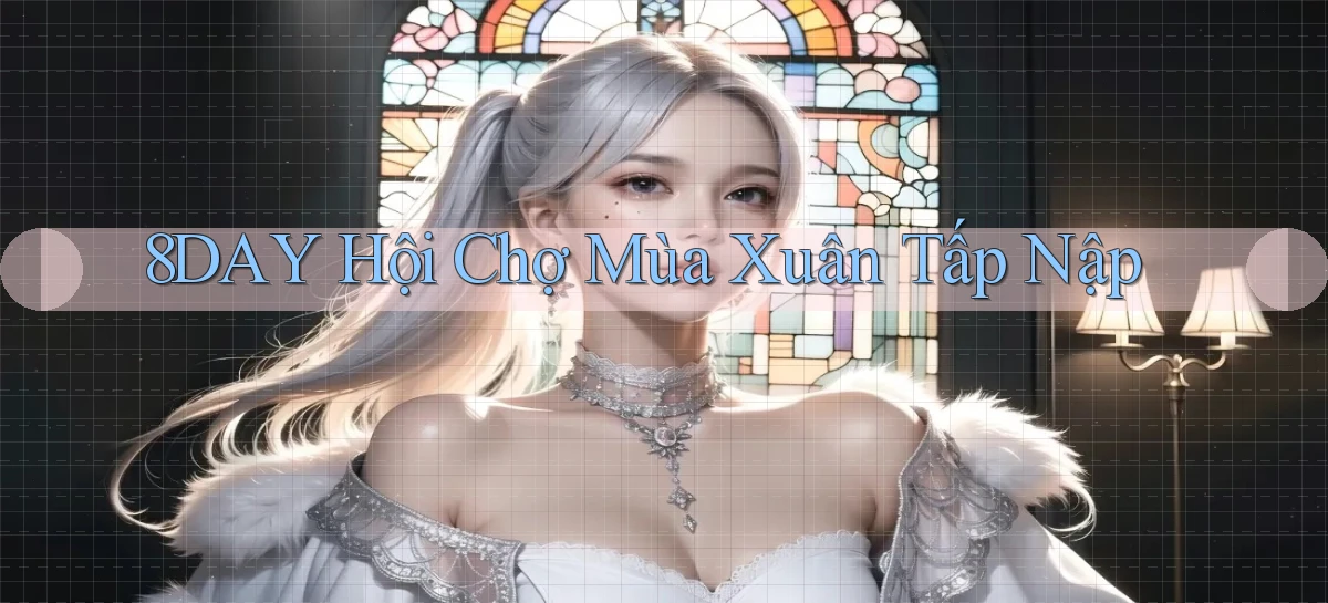 8day  hội chợ mùa xuân tấp nập