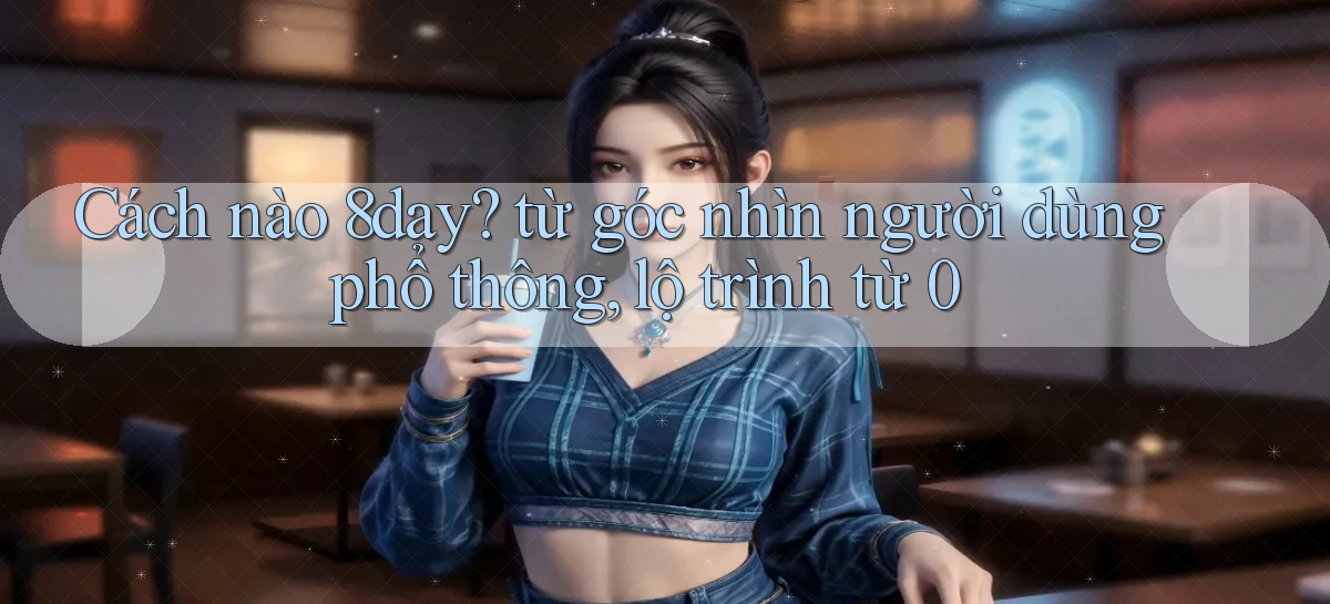Cách nào 8day từ góc nhìn người dùng phổ thông, lộ trình từ 0