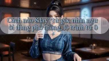 Cách nào 8day từ góc nhìn người dùng phổ thông, lộ trình từ 0