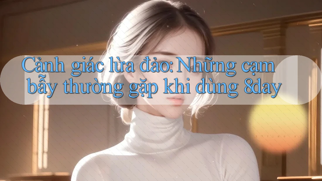 Cảnh giác lừa đảo: Những cạm bẫy thường gặp khi dùng 8day