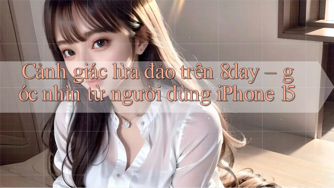Cảnh giác lừa đảo trên 8day – góc nhìn từ người dùng iPhone 15 Cảnh giác lừa đảo trên 8day – góc nhìn từ người dùng iPhone 15