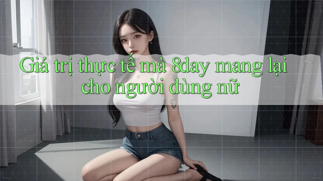 Giá trị thực tế mà 8day mang lại cho người dùng nữ Giá trị thực tế mà 8day mang lại cho người dùng nữ
