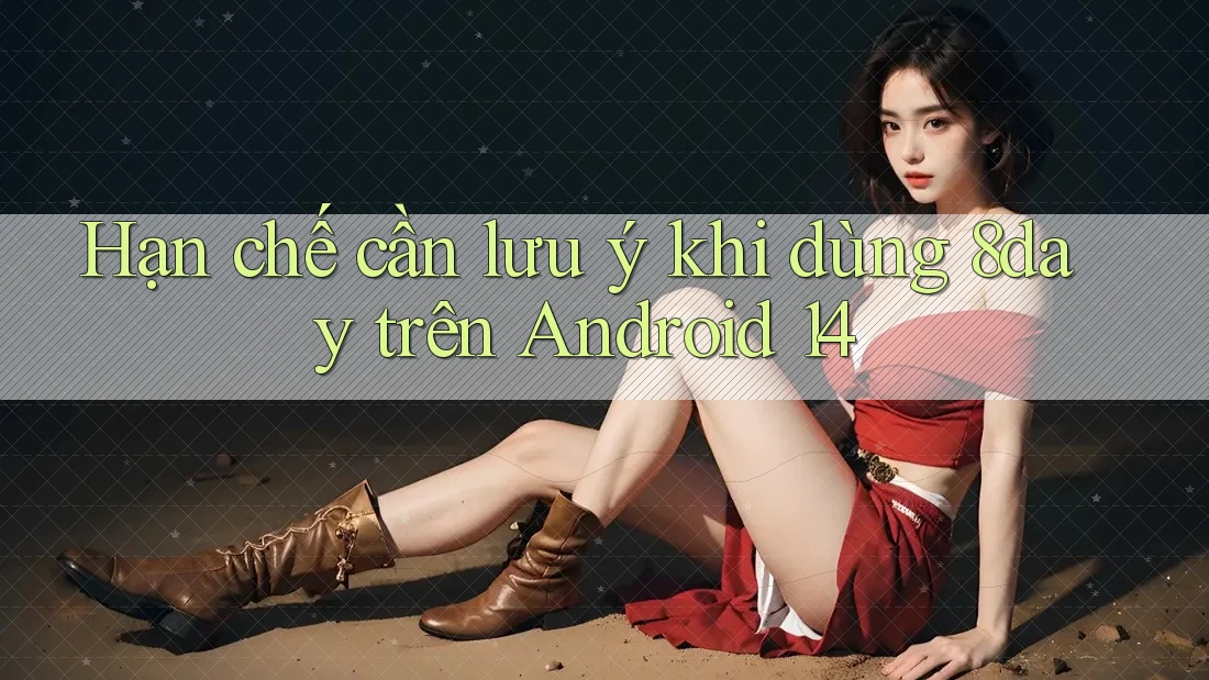 Hạn chế cần lưu ý khi dùng 8day trên Android 14 Hạn chế cần lưu ý khi dùng 8day trên Android 14
