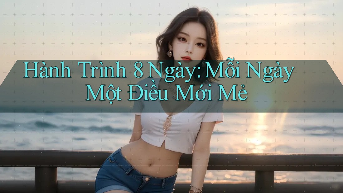 Hành Trình 8 Ngày: Mỗi Ngày Một Điều Mới Mẻ Hành Trình 8 Ngày: Mỗi Ngày Một Điều Mới Mẻ