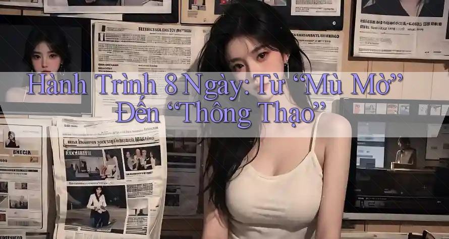 Hành Trình 8 Ngày: Từ “Mù Mờ” Đến “Thông Thạo” Hành Trình 8 Ngày: Từ “Mù Mờ” Đến “Thông Thạo”