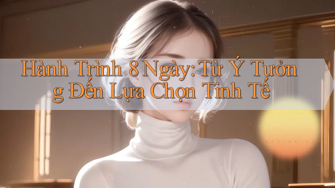 Hành Trình 8 Ngày: Từ Ý Tưởng Đến Lựa Chọn Tinh Tế Hành Trình 8 Ngày: Từ Ý Tưởng Đến Lựa Chọn Tinh Tế