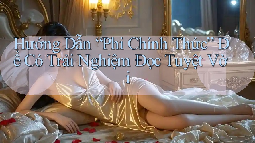 Hướng Dẫn “Phi Chính Thức” Để Có Trải Nghiệm Đọc Tuyệt Vời Hướng Dẫn “Phi Chính Thức” Để Có Trải Nghiệm Đọc Tuyệt Vời