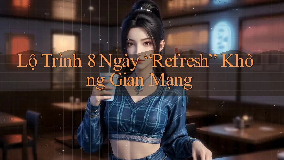 Lộ Trình 8 Ngày “Refresh” Không Gian Mạng