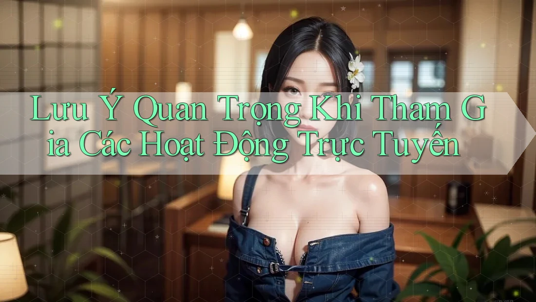 Lưu Ý Quan Trọng Khi Tham Gia Các Hoạt Động Trực Tuyến Lưu Ý Quan Trọng Khi Tham Gia Các Hoạt Động Trực Tuyến