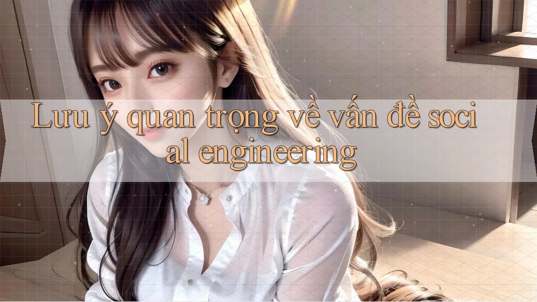 Lưu ý quan trọng về vấn đề social engineering Lưu ý quan trọng về vấn đề social engineering