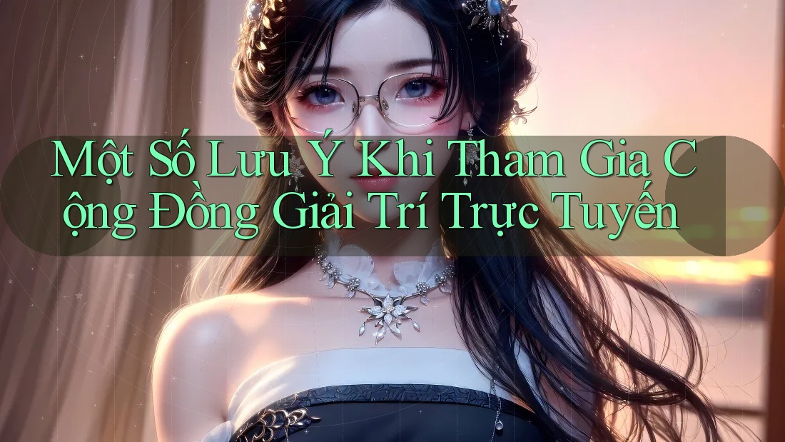 Một Số Lưu Ý Khi Tham Gia Cộng Đồng Giải Trí Trực Tuyến Một Số Lưu Ý Khi Tham Gia Cộng Đồng Giải Trí Trực Tuyến