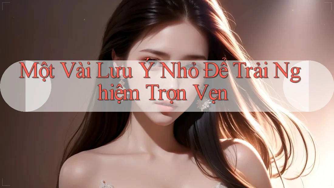 Một Vài Lưu Ý Nhỏ Để Trải Nghiệm Trọn Vẹn