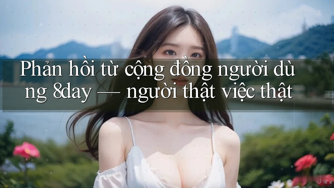 Phản hồi từ cộng đồng người dùng 8day — người thật việc thật Phản hồi từ cộng đồng người dùng 8day — người thật việc thật