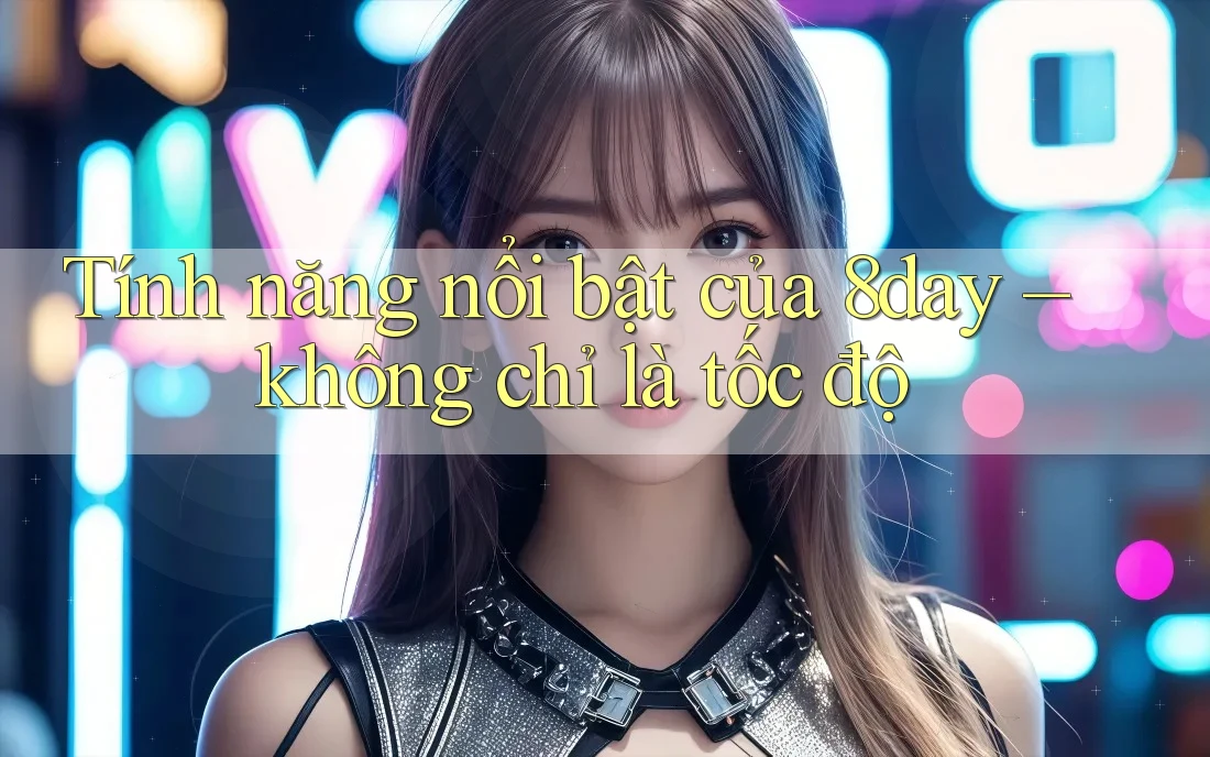 Tính năng nổi bật của 8day – không chỉ là tốc độ Tính năng nổi bật của 8day – không chỉ là tốc độ