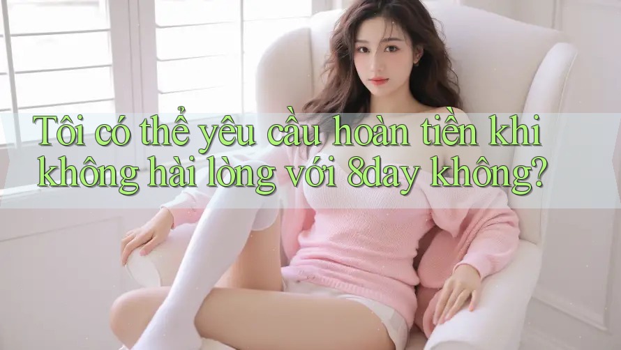 Tôi có thể yêu cầu hoàn tiền khi không hài lòng với 8day không? Tôi có thể yêu cầu hoàn tiền khi không hài lòng với 8day không?