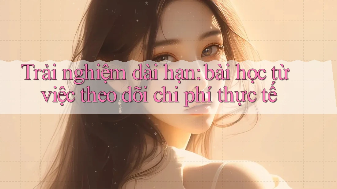 Trải nghiệm dài hạn: bài học từ việc theo dõi chi phí thực tế Trải nghiệm dài hạn: bài học từ việc theo dõi chi phí thực tế