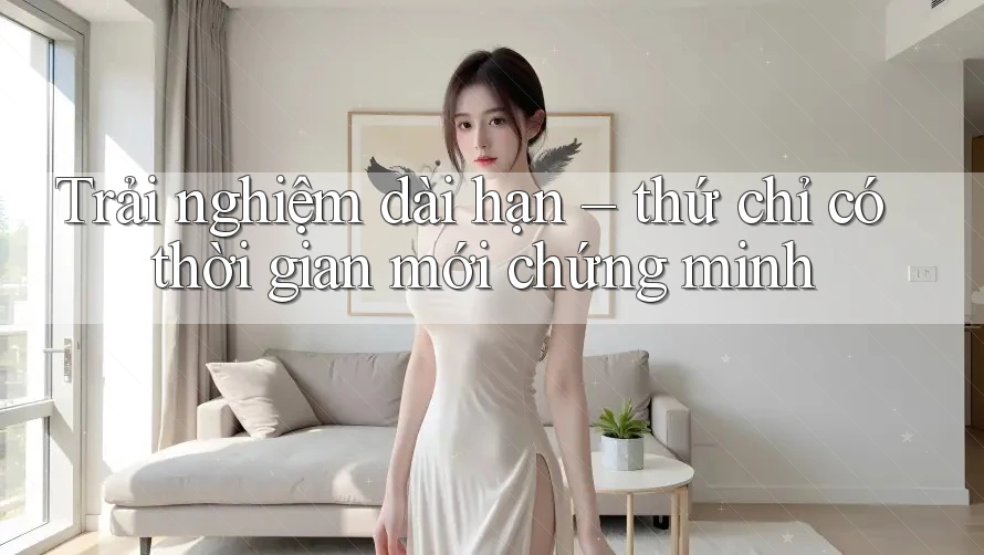 Trải nghiệm dài hạn – thứ chỉ có thời gian mới chứng minh Trải nghiệm dài hạn – thứ chỉ có thời gian mới chứng minh