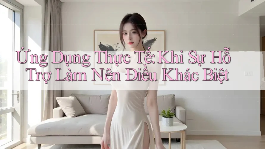 Ứng Dụng Thực Tế: Khi Sự Hỗ Trợ Làm Nên Điều Khác Biệt Ứng Dụng Thực Tế: Khi Sự Hỗ Trợ Làm Nên Điều Khác Biệt