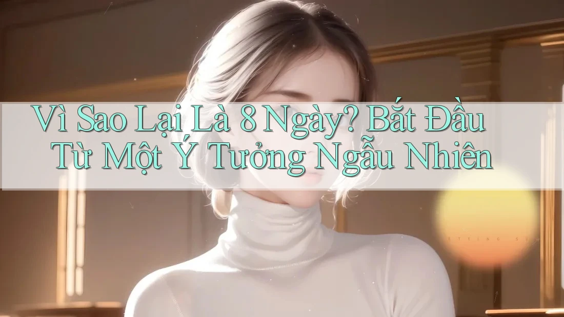 Vì Sao Lại Là 8 Ngày? Bắt Đầu Từ Một Ý Tưởng Ngẫu Nhiên Vì Sao Lại Là 8 Ngày? Bắt Đầu Từ Một Ý Tưởng Ngẫu Nhiên