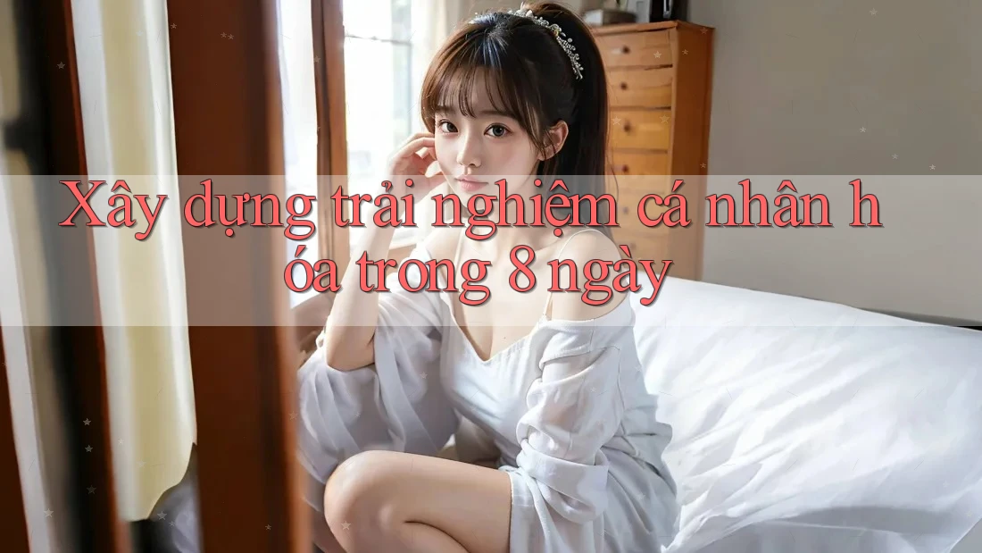 Xây dựng trải nghiệm cá nhân hóa trong 8 ngày Xây dựng trải nghiệm cá nhân hóa trong 8 ngày